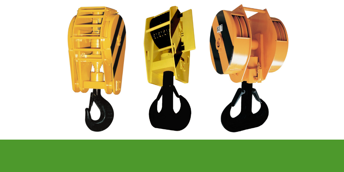 Industrial lifting equipment selection criteria for hook blocks
